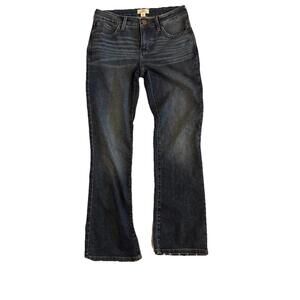 Maurice’s Jeans Blue Size 6 Short EverFlex Slim Boot Mid Rise Whiskered